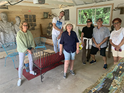 Exhibit in garage